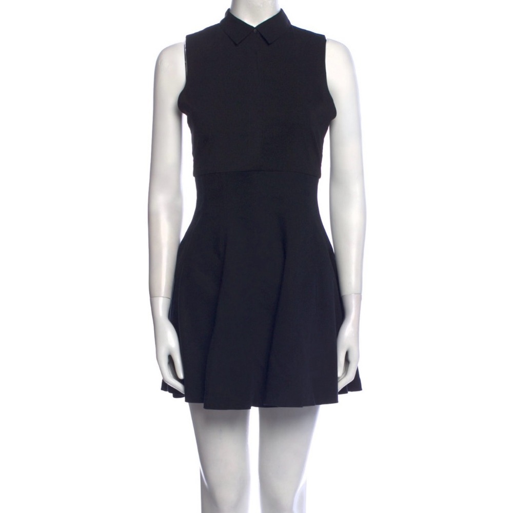 Alice + Olivia Mock Neck Mini Dress